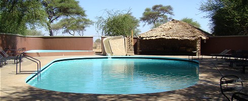 Swimmingpool på Tarangire Safari Lodge.
