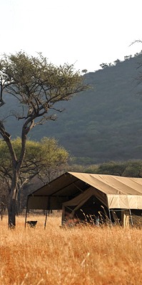 Kati Kati Tented Camp i Serengeti.